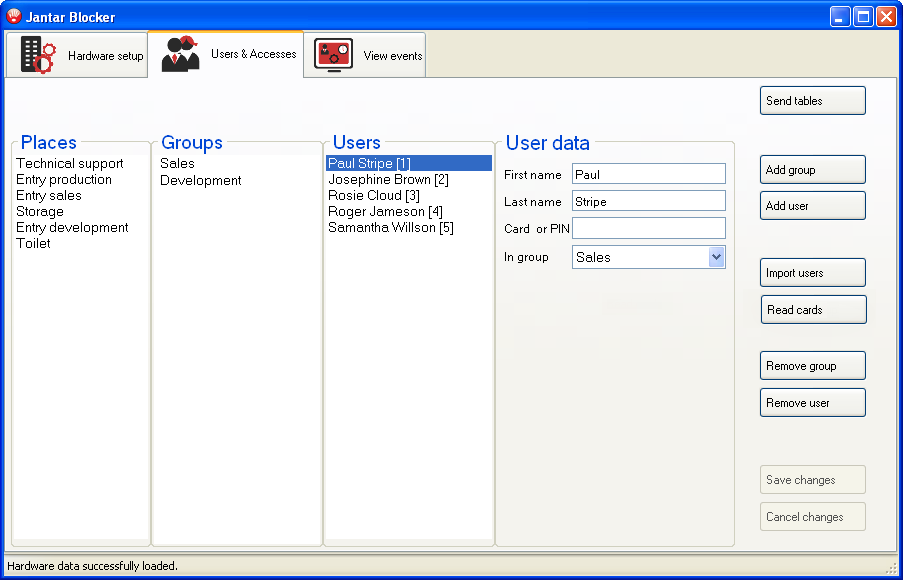Izgled programa Image